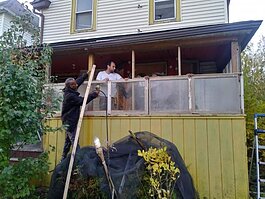 Residents on King Street in the North End have made improvements to the house at 999 King Street over the years.