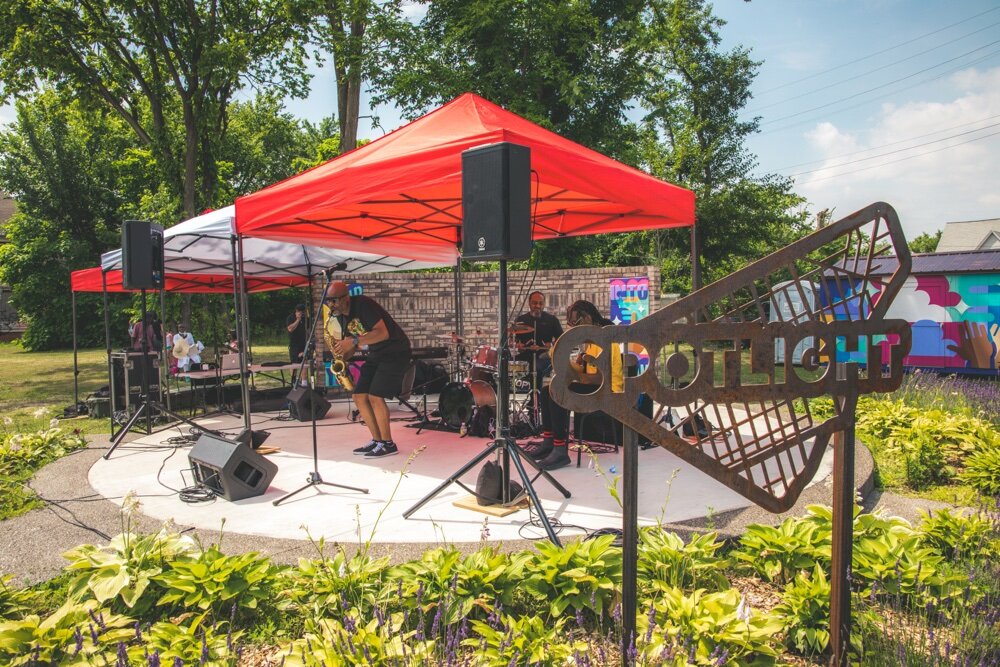 The Music In the Park series continues through the month of July, with events scheduled for Friday, July 22, and Friday, July 29, and both from 10:30 a.m. to 12:30 p.m. at Spotlight Park.