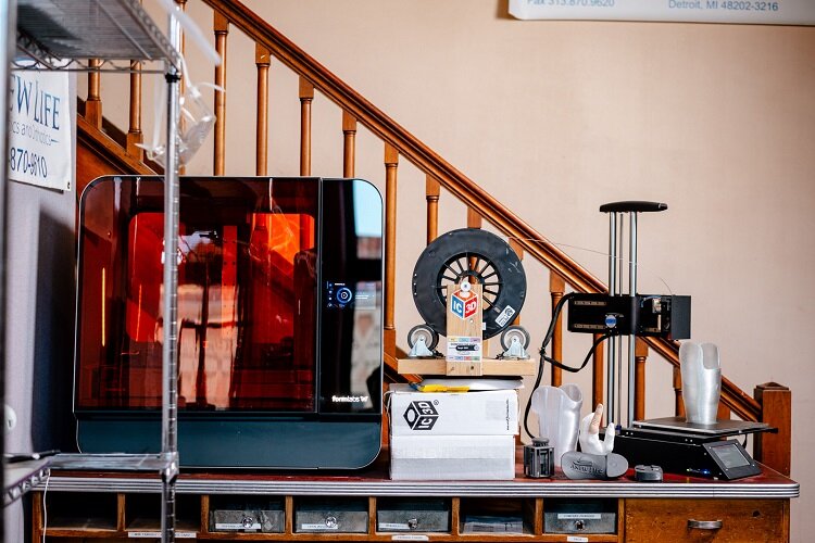 This 3D printer allows Anew Life to make many items in-house.