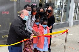 Baobab Fare was celebrated with a ribbon cutting ceremony on Thursday, April 1.