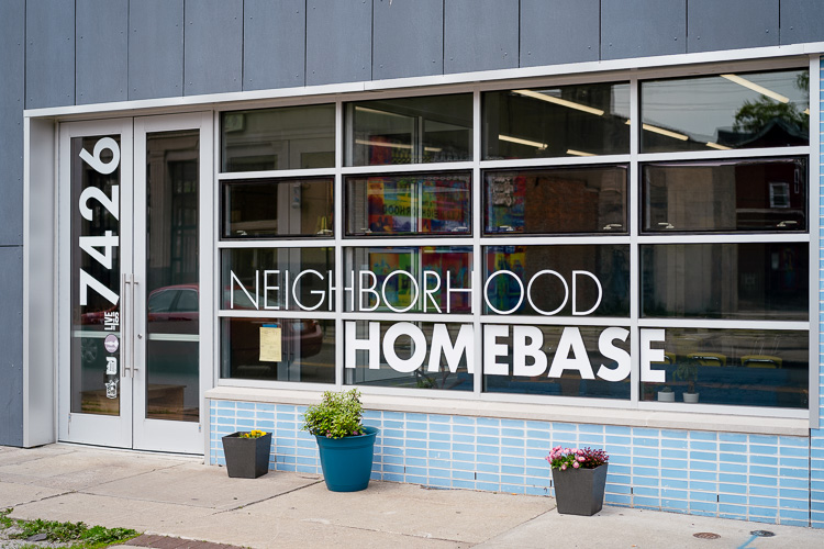  HomeBase provides neighborhood residents and the staff headquartered there with 4,000 square feet of flexible office and meeting space. 
