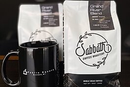 A Grand River Blend is being made special by Sabbath Coffee Roasters for the shop.