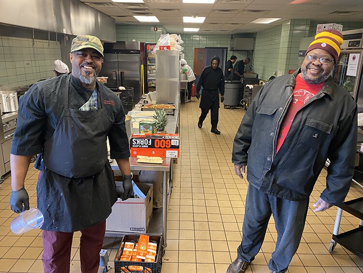 Chefs Maxcel Hardy and Phil Jones are part of the culinary collective working to feed the homeless.