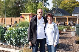 Joe and Barb Matney are the couple behind the In Memory Of Community Garden in Warrendale.