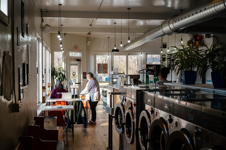 The Commons is a combination cafe-laundromat on Detroit's East Side.