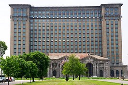 The Michigan Central Station is the centerpiece of Ford's plans for a mobility innovation district in Corktown.