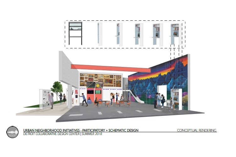 A rendering of UNI's planned youth hub.