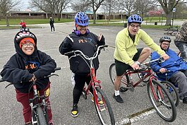 Cyclists gear up for a ride with Programs to Educate All Cyclists.