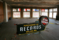 Record Graveyard Sign