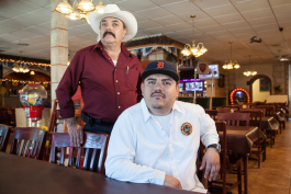 Alvaro and Mr. Padilla, Nacimiento Restaurant