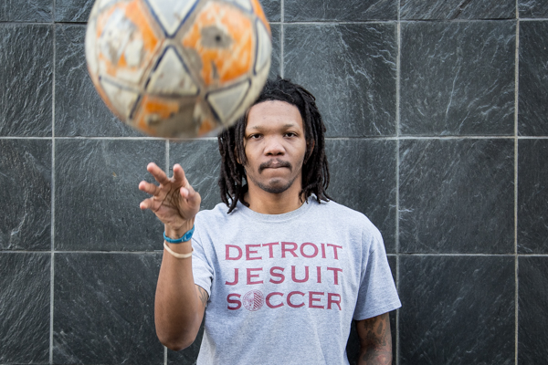 Fletcher Sharpe, co-host of The Outer Drive, a podcast about soccer in Detroit