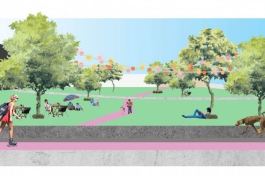 Artist rendering of renovated Dean Savage Memorial Park