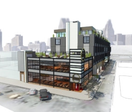 Rendering of the Russell Flats Apartments in Eastern Market
