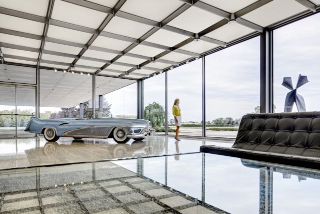 Lobby of the Design Building at GM's Tech Center