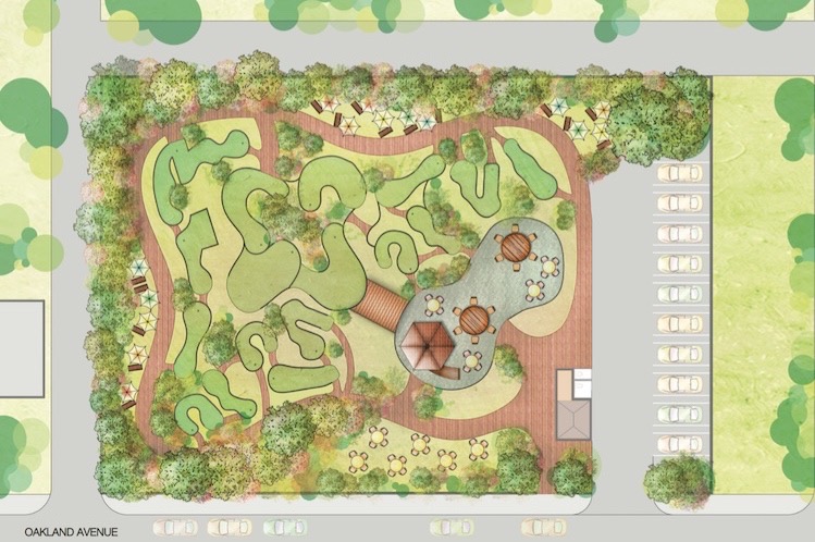 Plans for the North End's mini-golf course