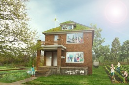 Artistic rendering of the Motown Movement house