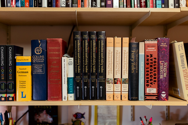 Books in Haase's study