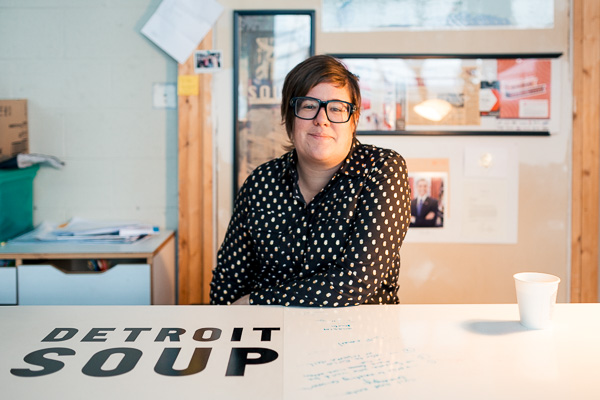 Detroit SOUP founder Amy Kaherl