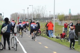 Riders on the Dequindre Cut