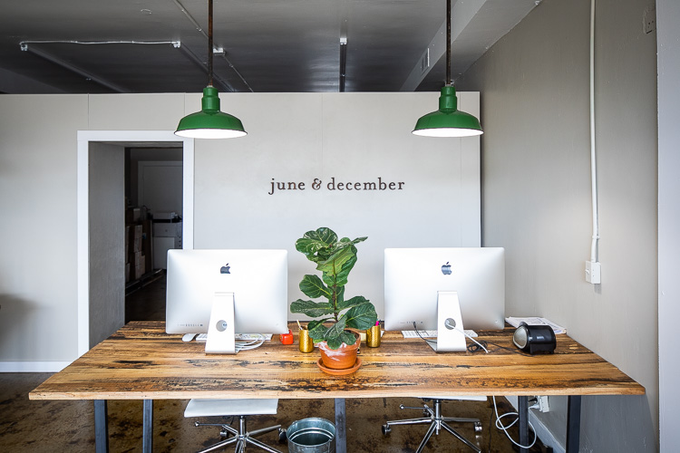 Front desk of June + December