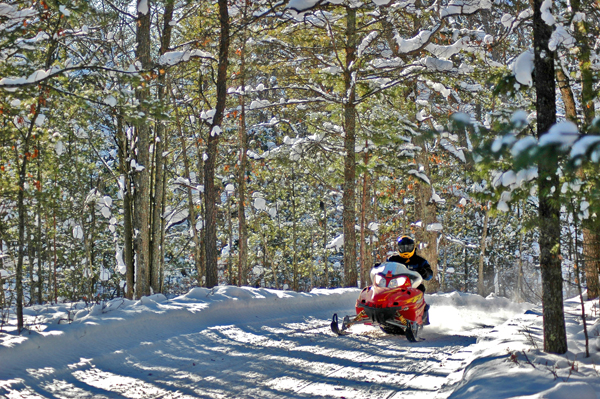 Snowmobiling/Photos courtesy of TC Tourism