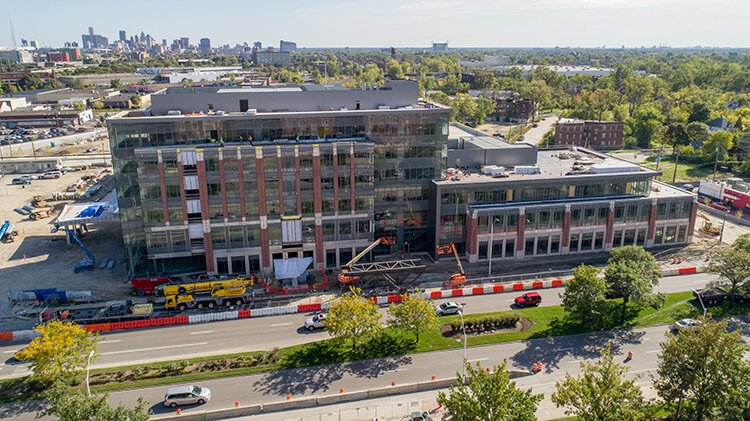 The Cancer Pavilion will serve as an anchor for Henry Ford’s south campus, the investment area for future growth between Holden Street and West Grand Boulevard. 