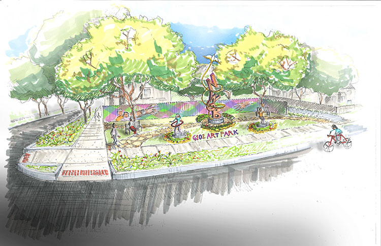 A rendering of 6102. Art Park.