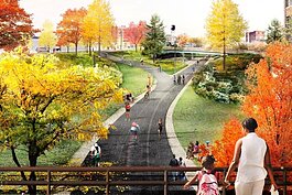 “The Southwest Greenway will make it easy and fun for people living and working on the west side of Detroit to get to the Detroit Riverfront,” says Matt Cullen, chairman, Detroit Riverfront Conservancy.