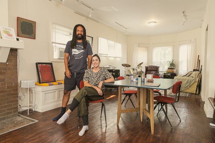 Billy and Sarah Mark run Neighborhood Art School, one half of the Clairmount Studios complex.