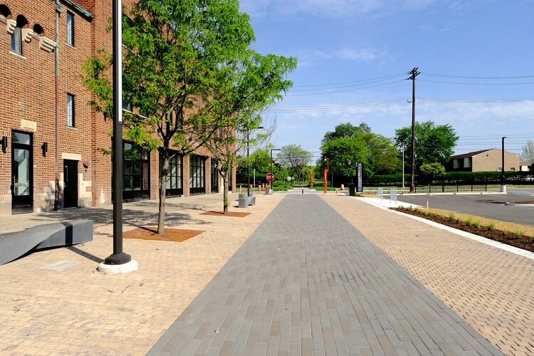 A scenic stretch of the Dennis Archer greenway.