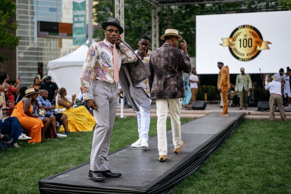 The Hot Sam’s fashion show at last year’s inaugural Black Wall Street event.