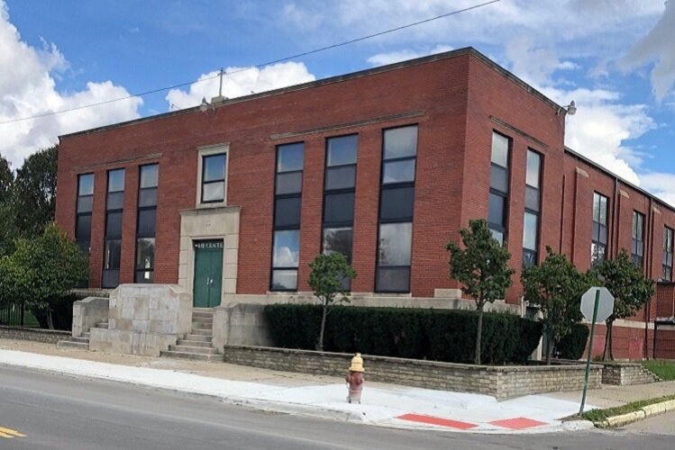 An exterior view of the Brighter Detroit Community Center.