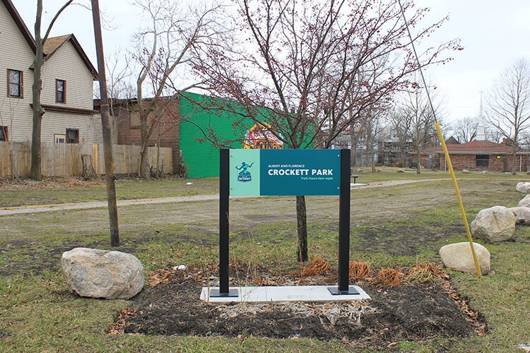 The 15th Street Block Club cares for the park year-round.