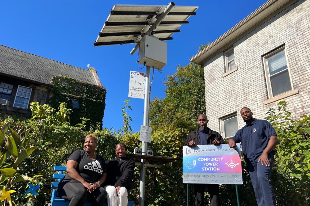 Two solar-powered public wi-fi and device charging stations are getting some upgrades in Islandview.