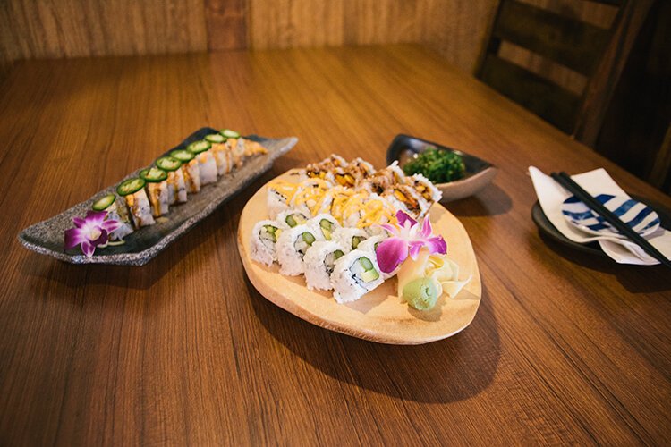 A selection of sushi at Bash