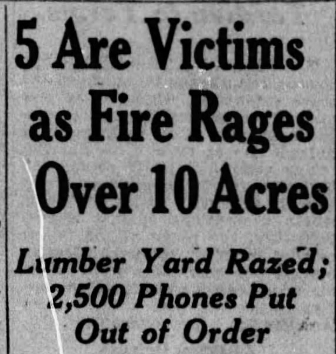 A headline from the July 25, 1934 edition of the Detroit Free Press