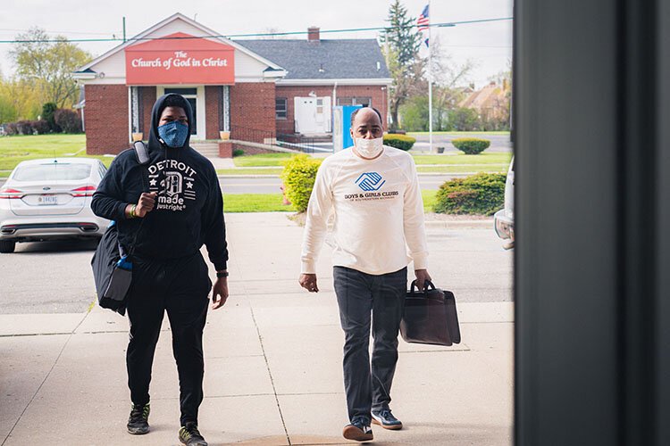 Marvin Logan, strategy and development manager, and Gavin McGuire, chief operations officer