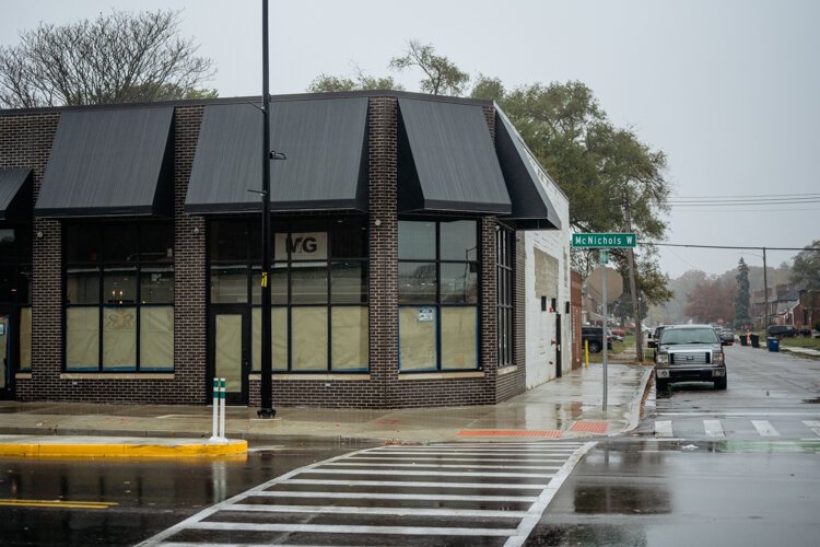 This is one of several buildings seeing new life along McNichols Avenue. 