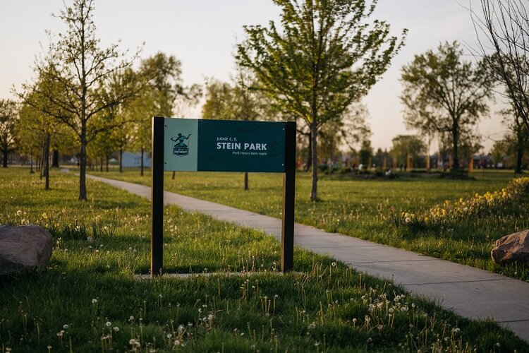 A view of Stein Park