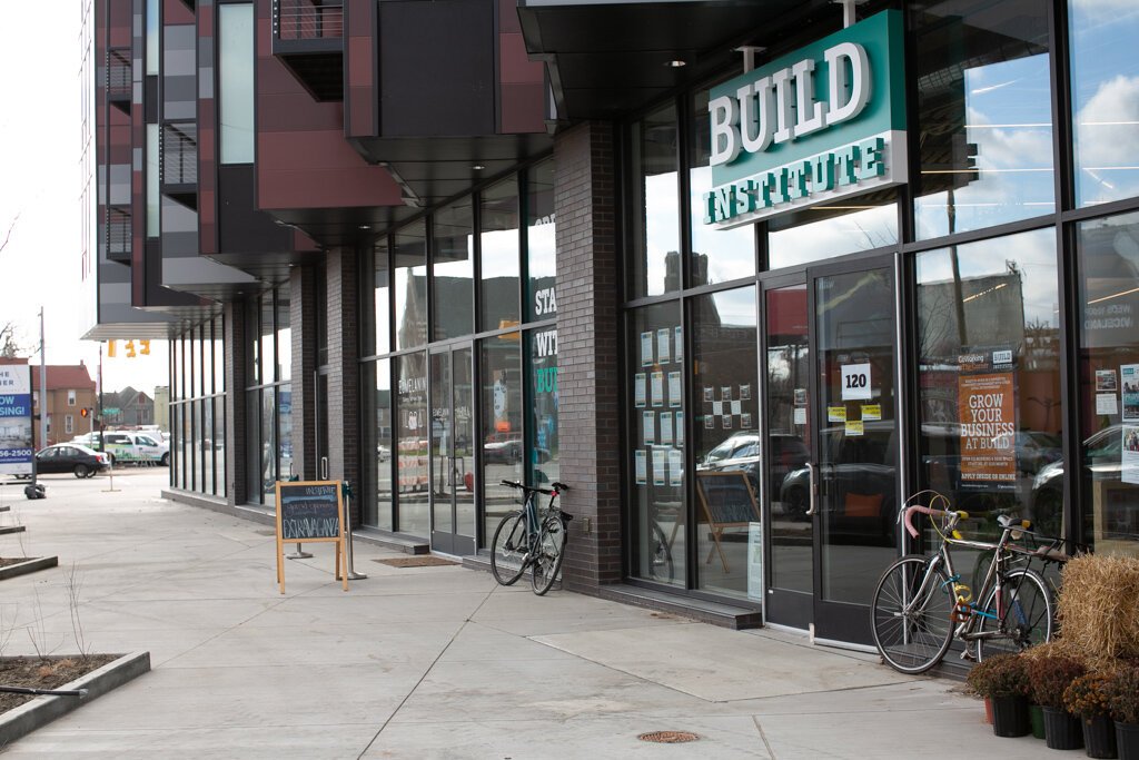 Build Institute's new space at The Corner on Trumbull in Corktown.