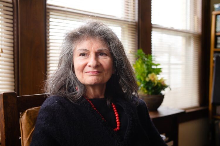 Eleanor Alcala Mercier pictured in her home.