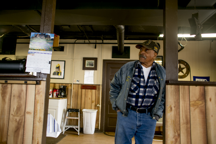 James Mills stands in the BHSA's Rouge Park oﬃce.