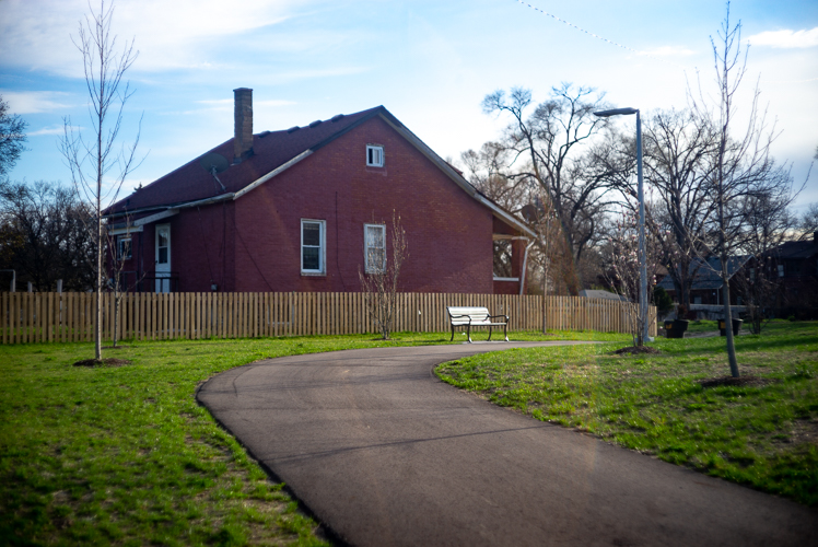 A path at Ella Fitzgerald Park