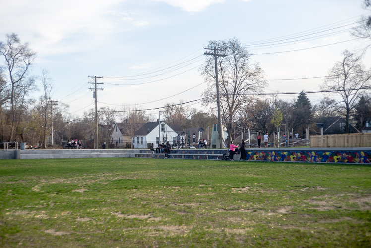 There's plenty of room to run around at Ella Fitzgerald Park.