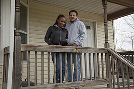 Katrina Johnson and Delawn Ross rented for 18 years before buying their home in Newberry.