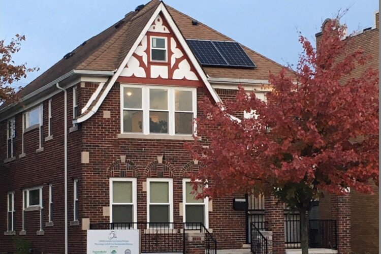 This home, the La Salle demonstration house, was rehabbed and made energy efficient by HOPE Village Revitalization.