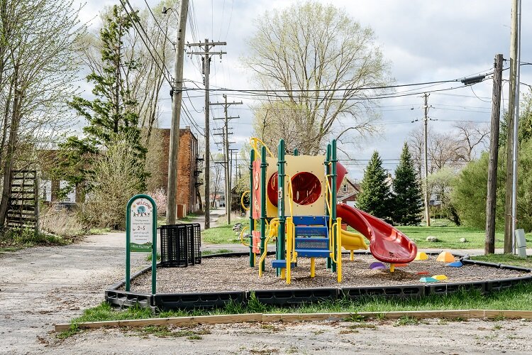 Playground at COC's community center.