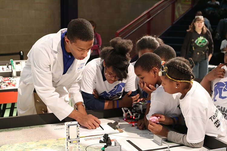 Participants in the Michigan Science Center’s upcoming Explainers program will work as docents, helping visitors navigate the museum, leading floor demonstrations, and more. 