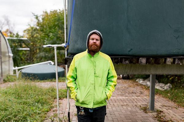 Patrick Crouch at Earthworks Urban Farms