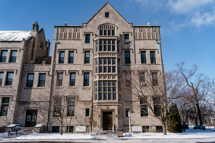 The Liberal Arts building, which will house the high school starting Sept. 2019